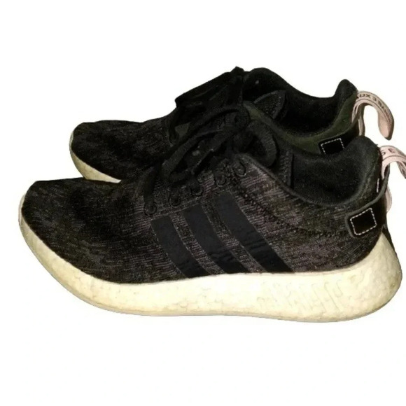 Adidas NMD R2 Black Sneakers - Picture 1 of 5